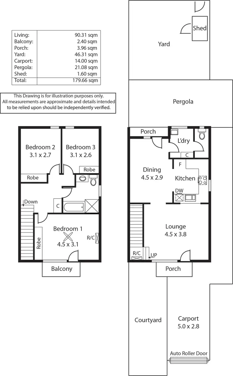 Floorplan of Homely townhouse listing, 18 Brookside Road, Darlington SA 5047