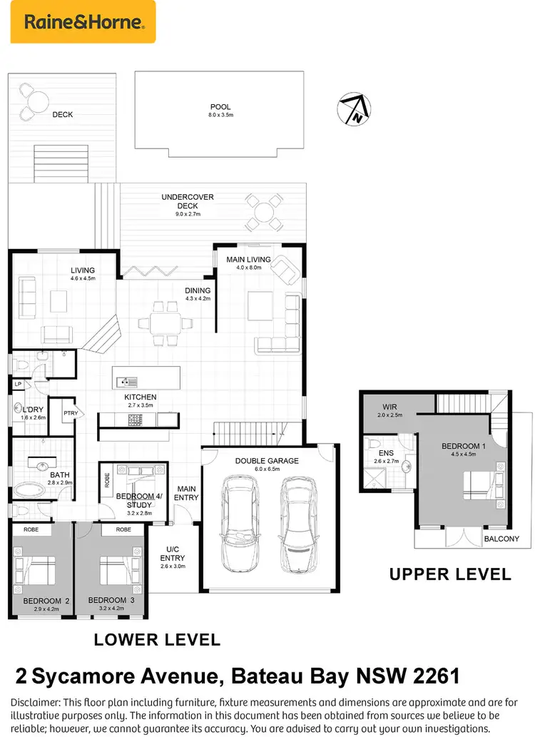 Floorplan of Homely house listing, 2 Sycamore Avenue, Bateau Bay NSW 2261