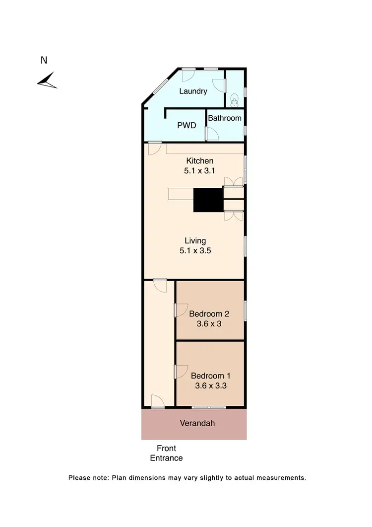 Floorplan of Homely house listing, 118 Clyde Street, Soldiers Hill VIC 3350