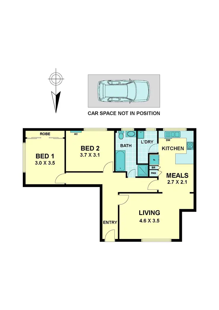Floorplan of Homely apartment listing, 5/3 Forbes Street, Essendon VIC 3040