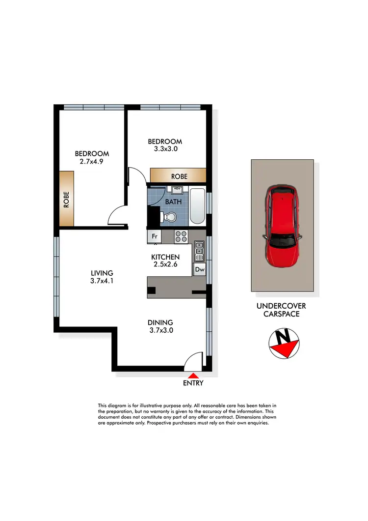 Floorplan of Homely apartment listing, 1/20 Tower Street, Vaucluse NSW 2030