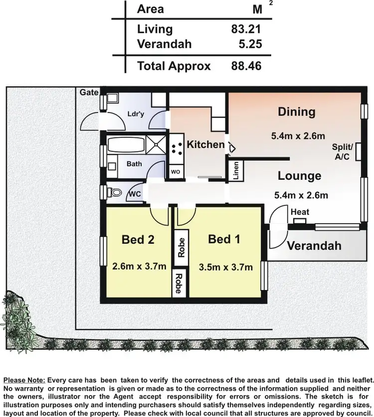 Floorplan of Homely unit listing, 9/11 Fern Road, Blackwood SA 5051