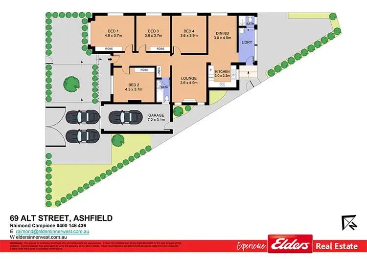 Floorplan of Homely house listing, 69 Alt Street, Ashfield NSW 2131
