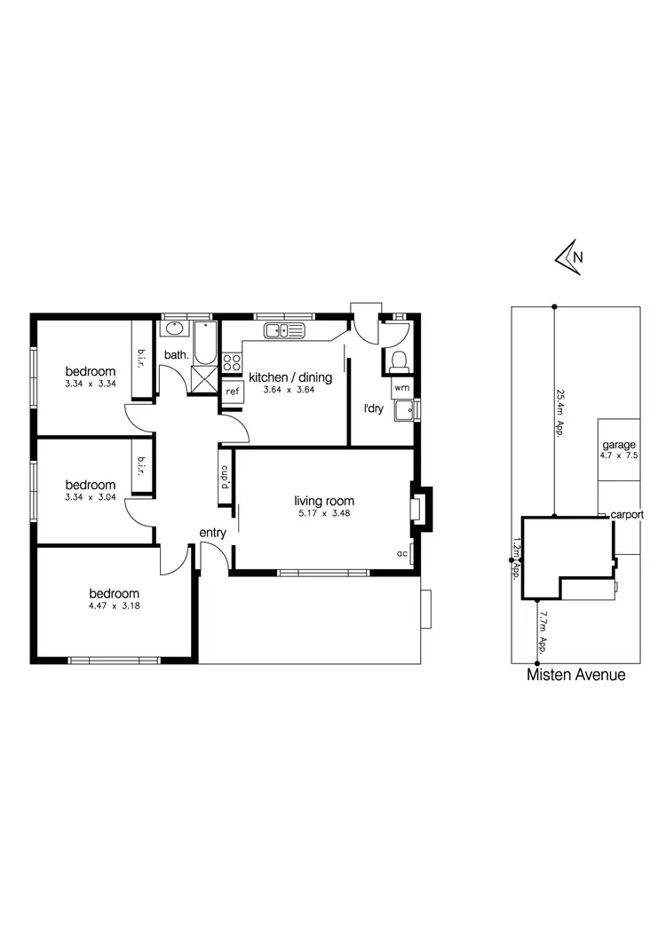 Floorplan of Homely house listing, 68 Misten Avenue, Altona North VIC 3025