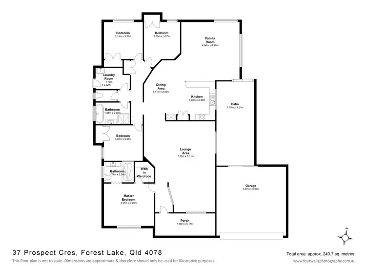 Floorplan of Homely house listing, 37 Prospect Crescent, Forest Lake QLD 4078