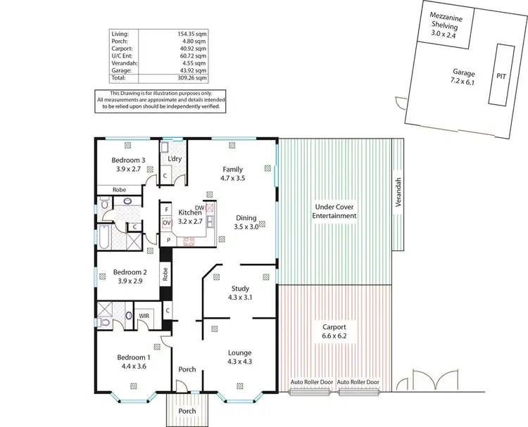 Floorplan of Homely house listing, 2 Ibis Mews, Hewett SA 5118