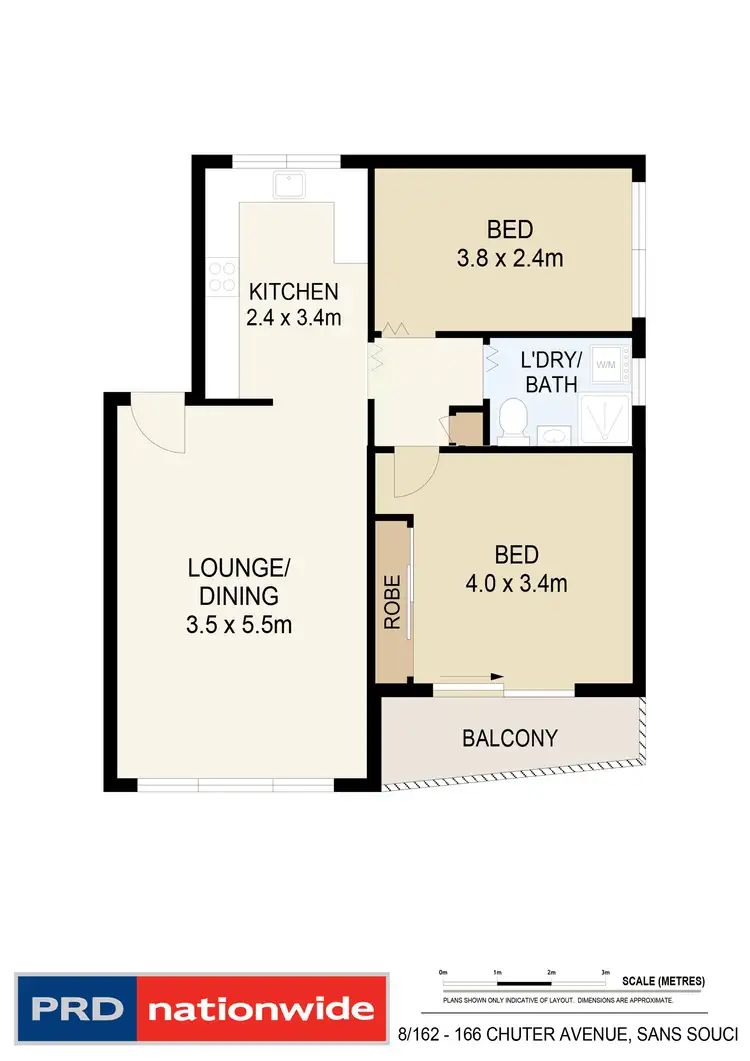Floorplan of Homely unit listing, 8/162-166 Chuter Avenue, Sans Souci NSW 2219