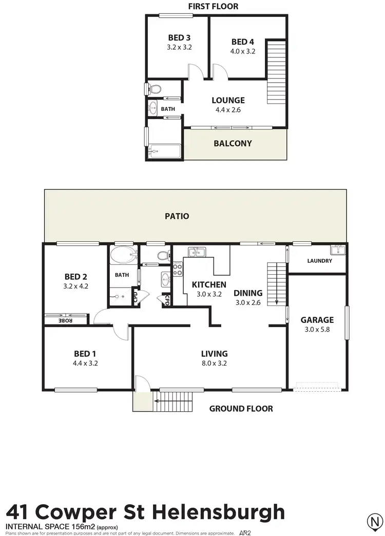 Floorplan of Homely house listing, 41 Cowper Street, Helensburgh NSW 2508