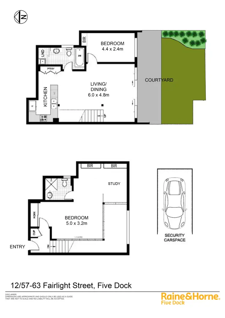Floorplan of Homely apartment listing, 12 / 57-63 FAIRLIGHT STREET, Five Dock NSW 2046