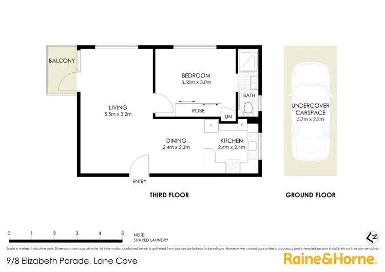 Floorplan of Homely apartment listing, 9/8 Elizabeth Parade, Lane Cove NSW 2066