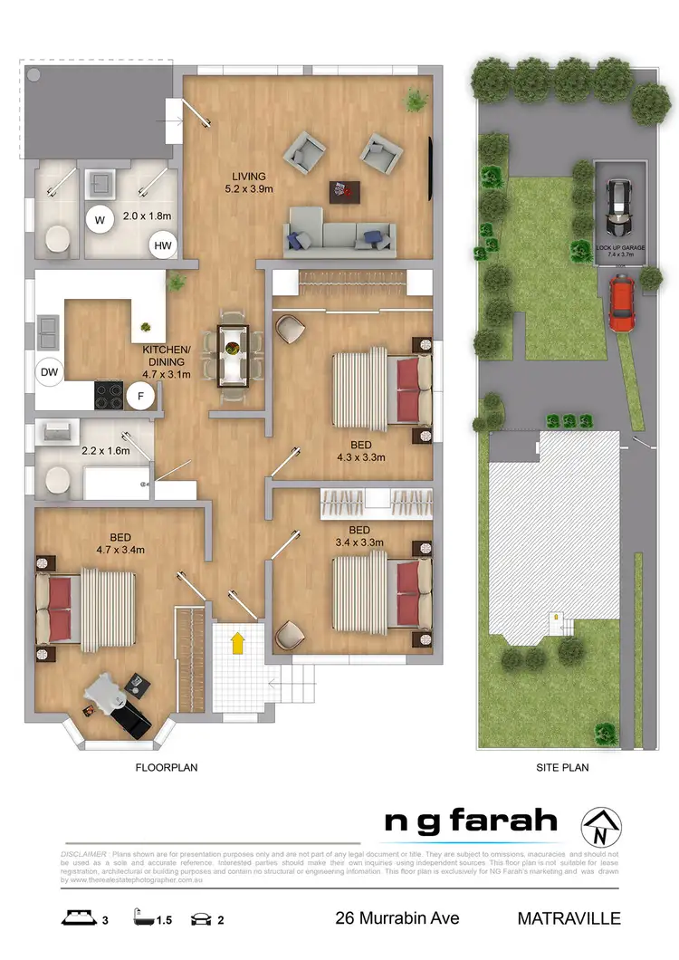 Floorplan of Homely house listing, 26 Murrabin Avenue, Matraville NSW 2036
