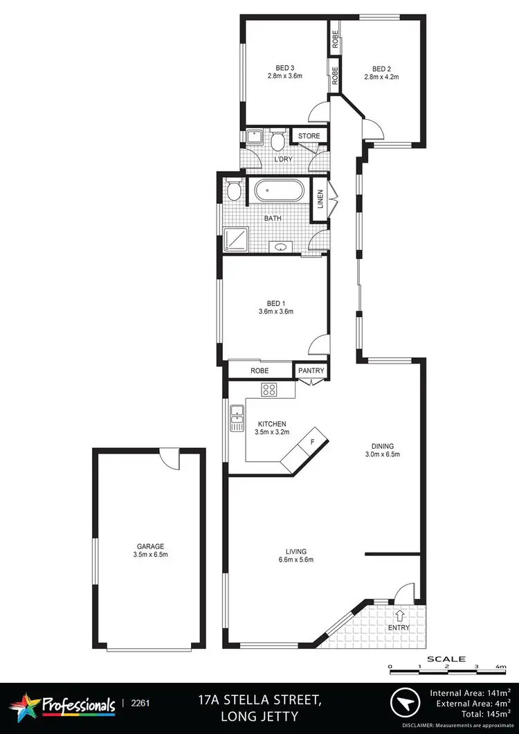 Floorplan of Homely townhouse listing, 17A Stella Street, Long Jetty NSW 2261