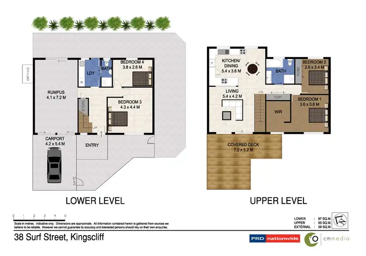 Floorplan of Homely house listing, 38 Surf Street, Kingscliff NSW 2487