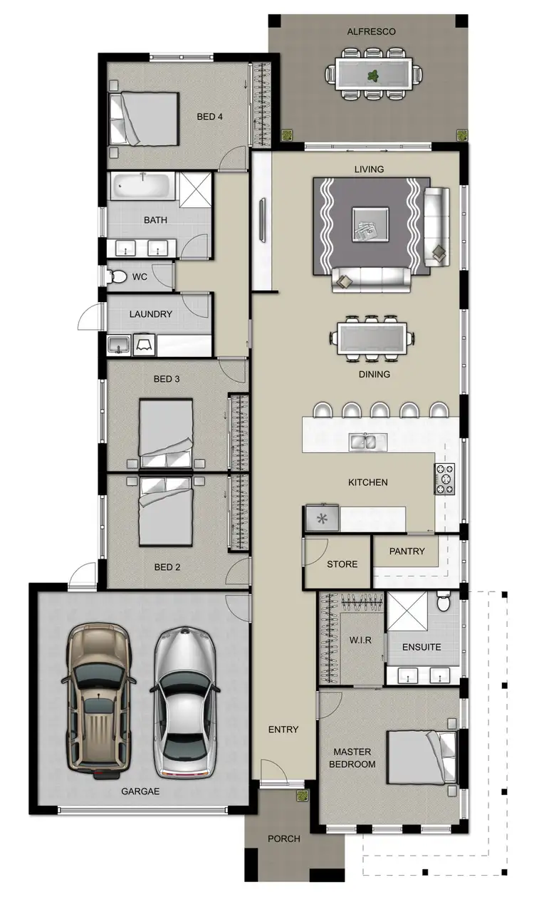 Floorplan of Homely house listing, 39 Jersey Drive, Sunbury VIC 3429