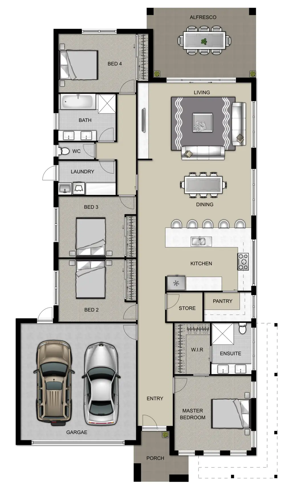 Floorplan of Homely house listing, 39 Jersey Drive, Sunbury VIC 3429
