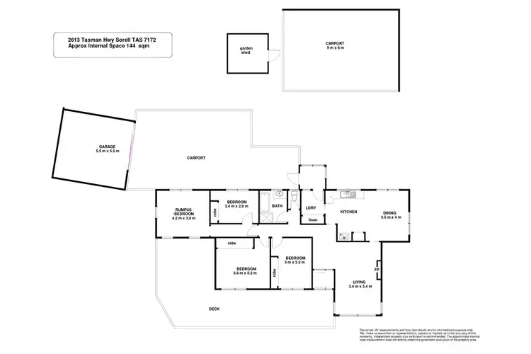 Floorplan of Homely house listing, 2613 Tasman Highway, Sorell TAS 7172