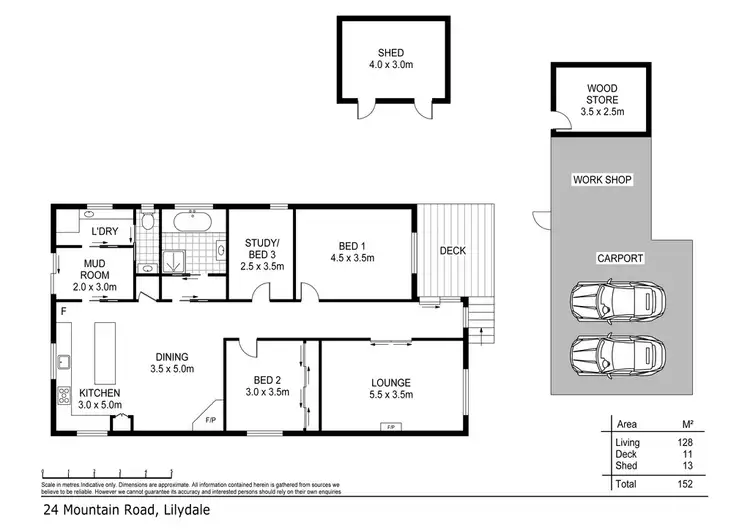 Floorplan of Homely house listing, 24 Mountain Road, Lilydale TAS 7268