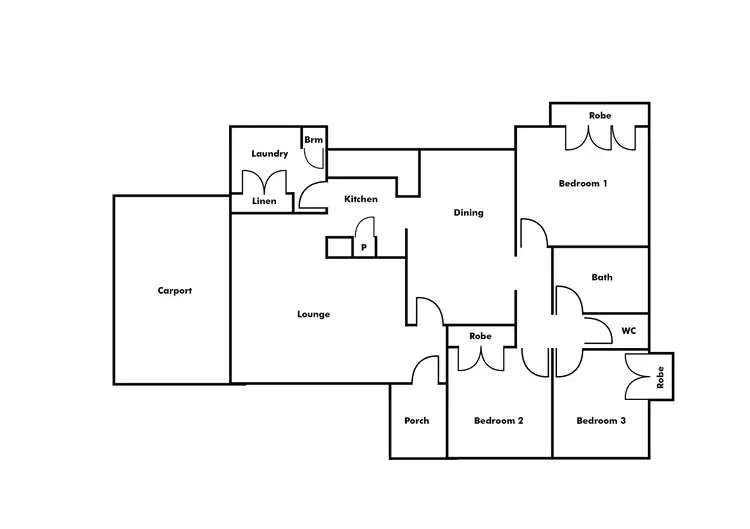 Floorplan of Homely house listing, 13 Norring Street, Cooloongup WA 6168