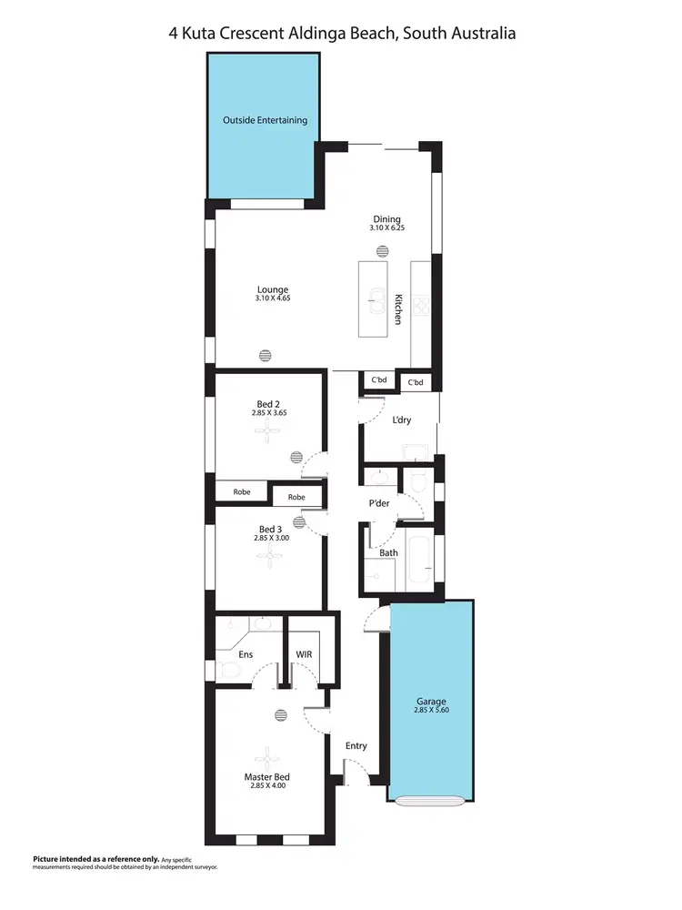 Floorplan of Homely house listing, 4 Kuta Crescent, Aldinga Beach SA 5173