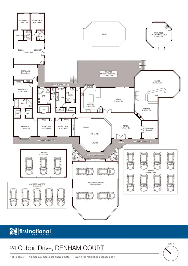 Floorplan of Homely house listing, 24 Cubitt Drive, Denham Court NSW 2565