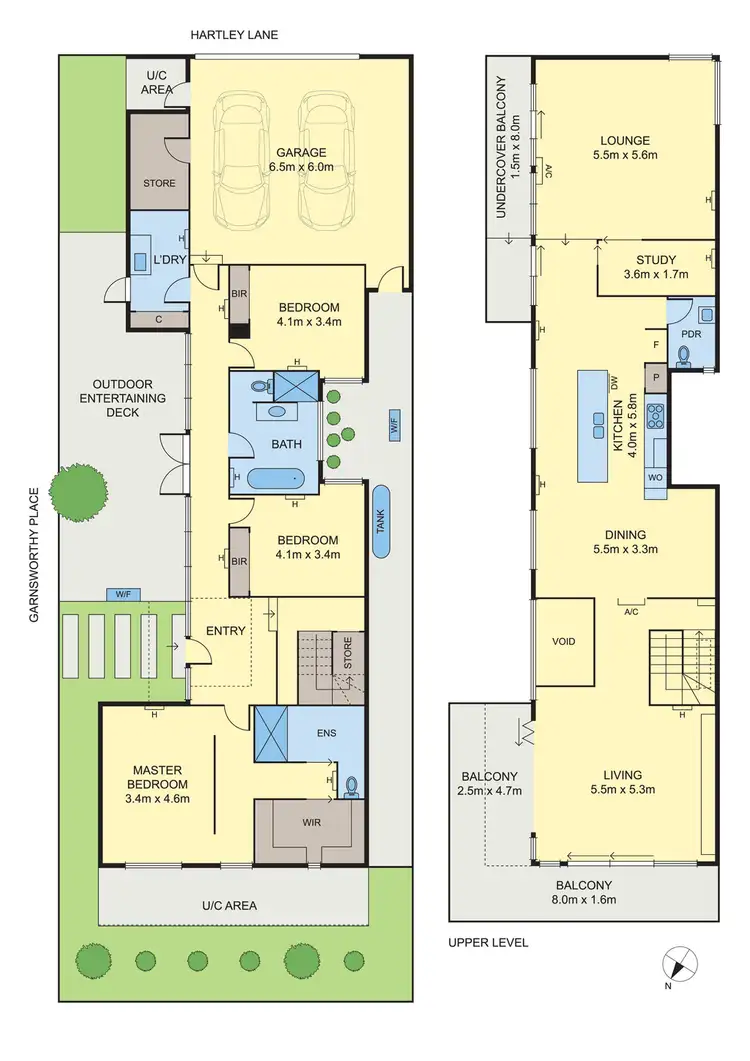 Floorplan of Homely house listing, 1 James Deane Place, Newport VIC 3015
