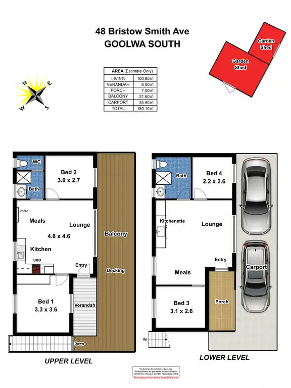 Floorplan of Homely house listing, 48 Bristow Smith Avenue, Goolwa South SA 5214