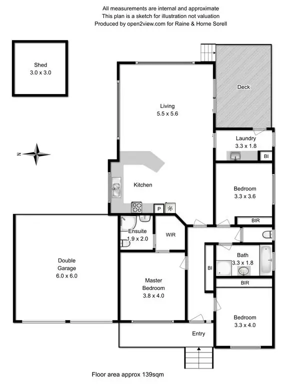 Floorplan of Homely house listing, 42 Horizon Drive, Sorell TAS 7172