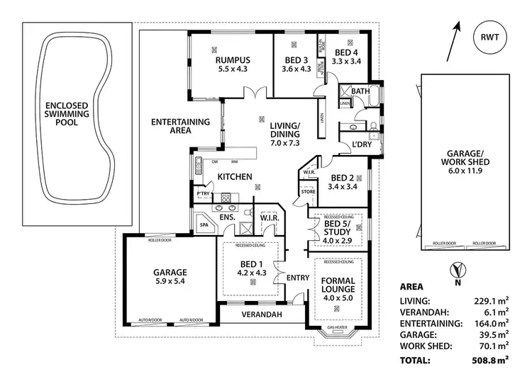 Floorplan of Homely house listing, 63 Trainers Way, Strathalbyn SA 5255