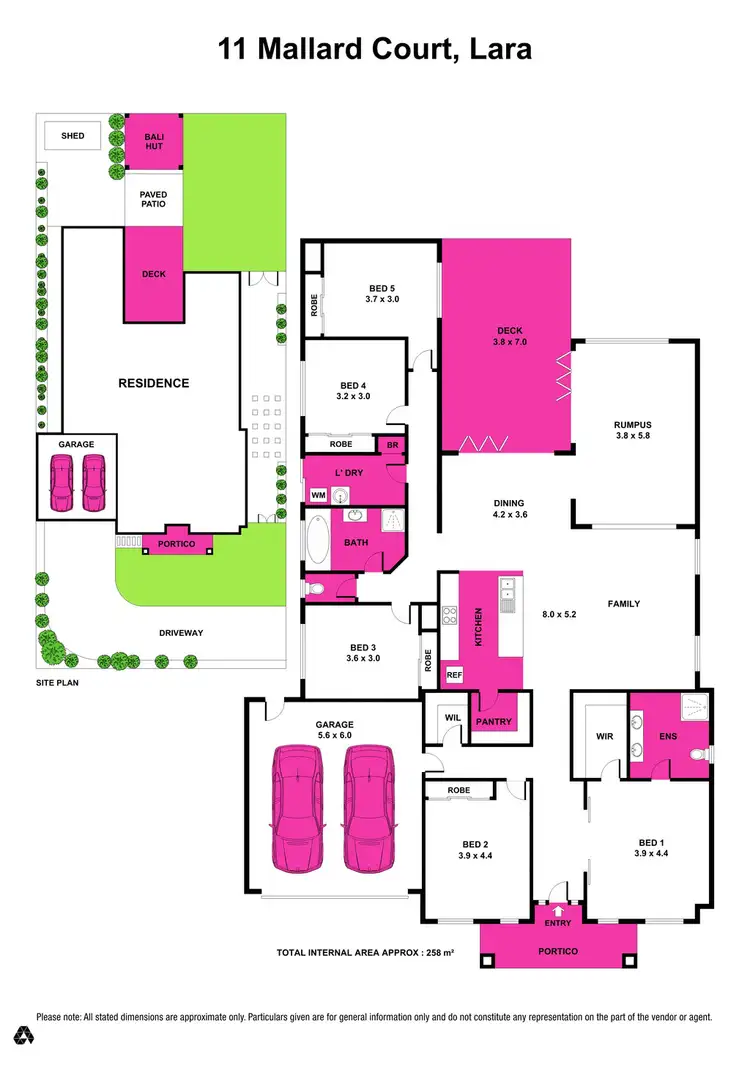 Floorplan of Homely house listing, 11 Mallard Court, Lara VIC 3212