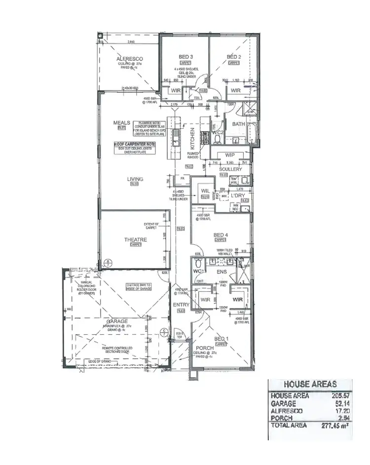 Floorplan of Homely house listing, 33 Grapple Road, Whitby WA 6123