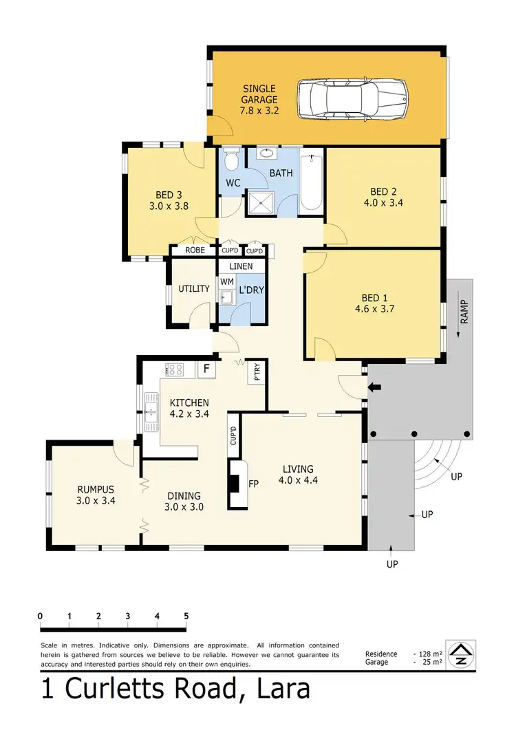 Floorplan of Homely house listing, 1 Curletts Road, Lara VIC 3212