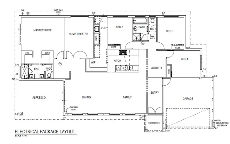 Floorplan of Homely house listing, 12 Hoskins Way, Australind WA 6233