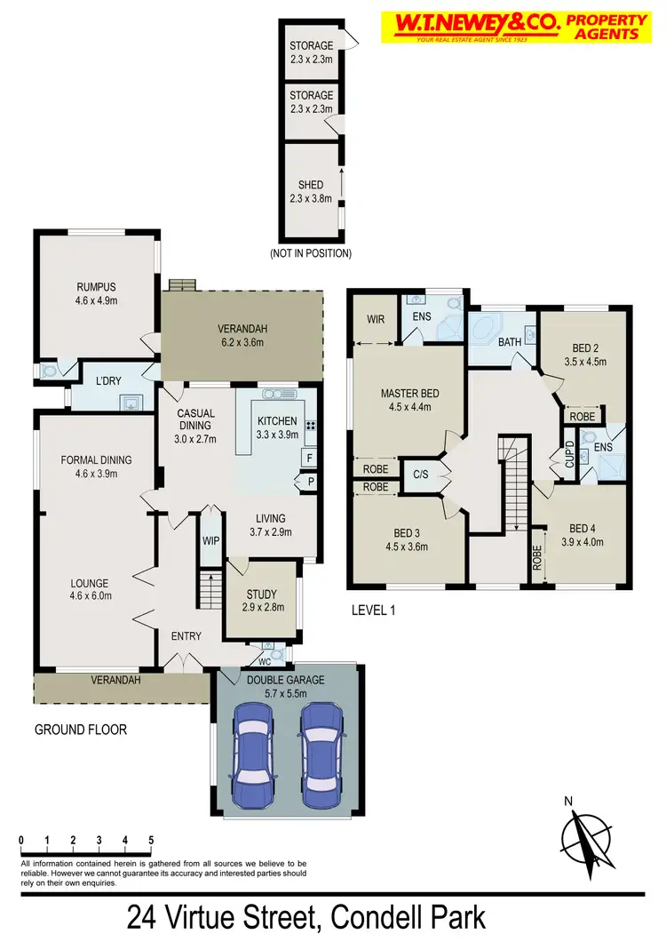 Floorplan of Homely house listing, 24 Virtue St, Condell Park NSW 2200