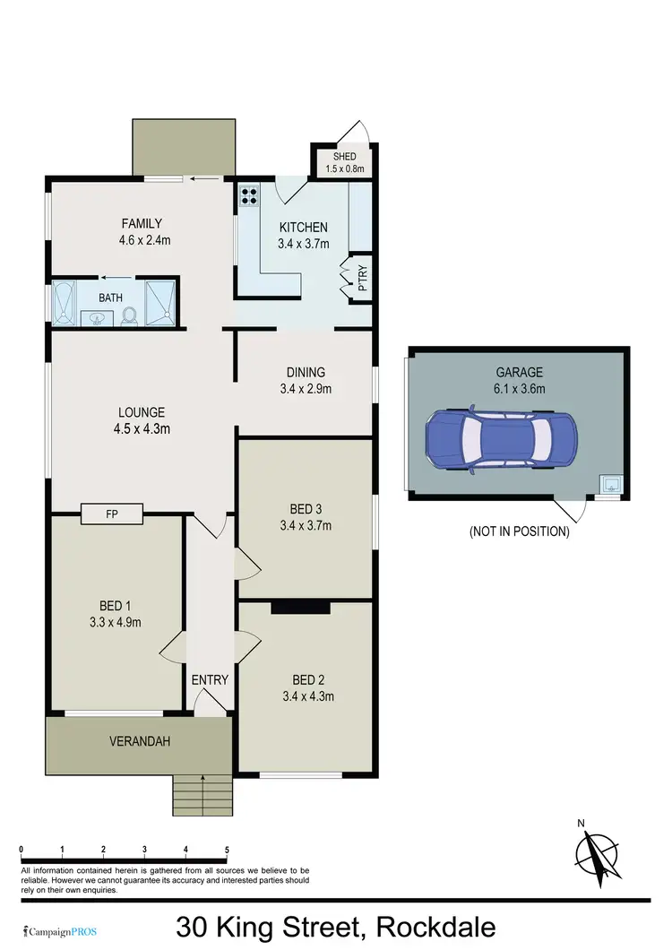 Floorplan of Homely house listing, 30 King Street, Rockdale NSW 2216