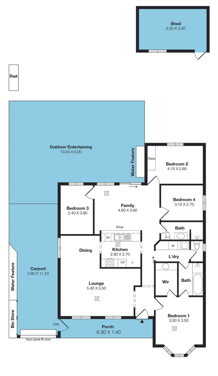 Floorplan of Homely house listing, 3 Charles Tank Drive, Sheidow Park SA 5158