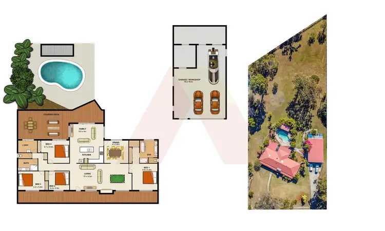 Floorplan of Homely house listing, 51 Vaughan Drive, Ormeau QLD 4208