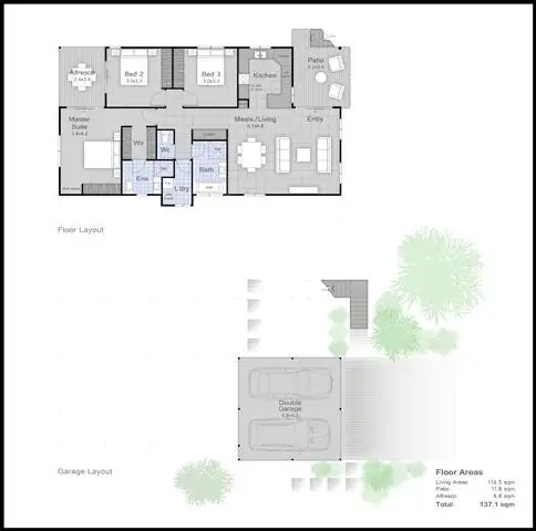 Floorplan of Homely house listing, 1/3B Kauri Street, Cooroy QLD 4563