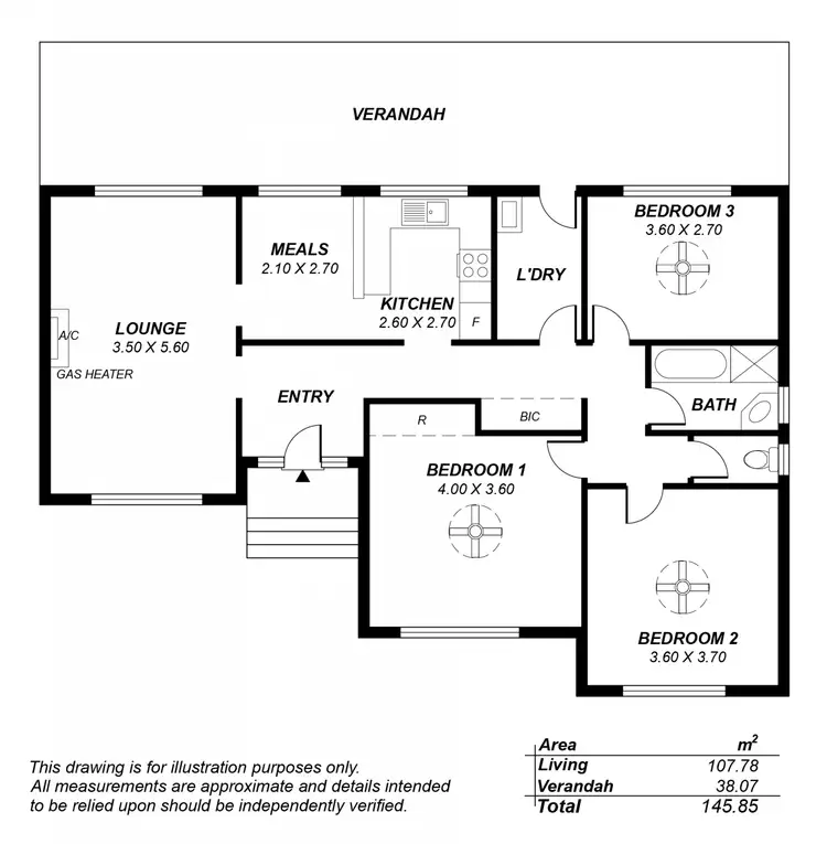 Floorplan of Homely house listing, 2 Graham Street, Para Hills SA 5096