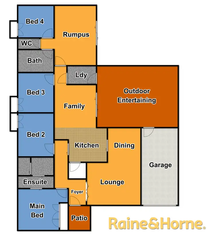 Floorplan of Homely house listing, 12 Epsom Avenue, Dubbo NSW 2830