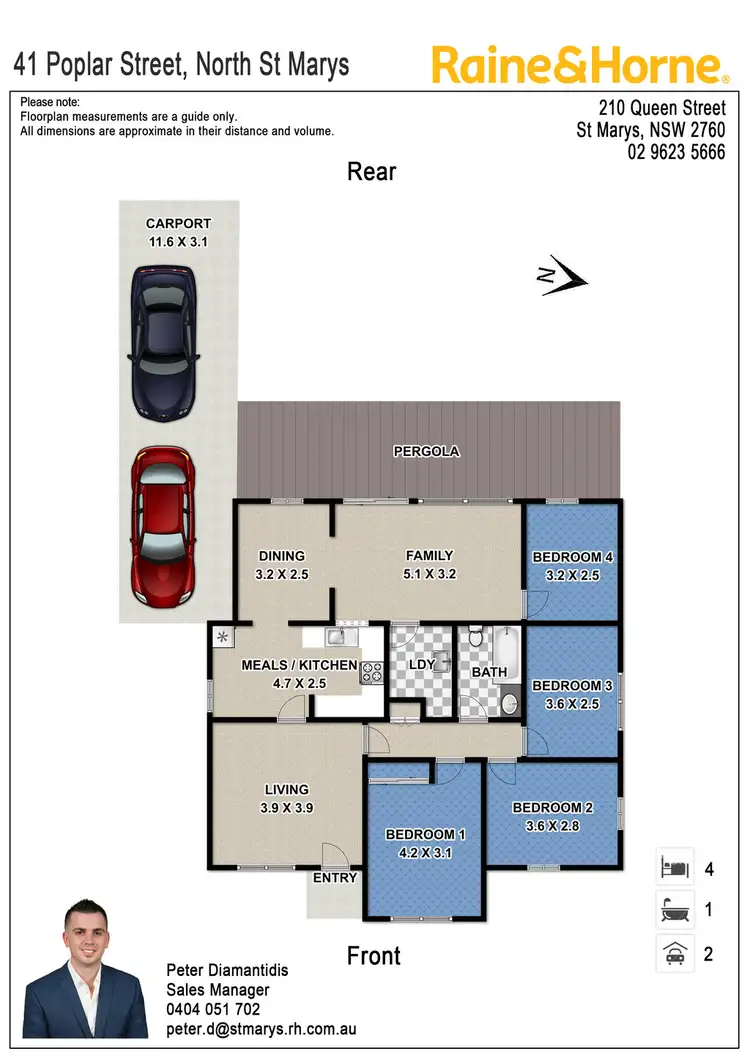 Floorplan of Homely house listing, 41 Poplar Street, North St Marys NSW 2760