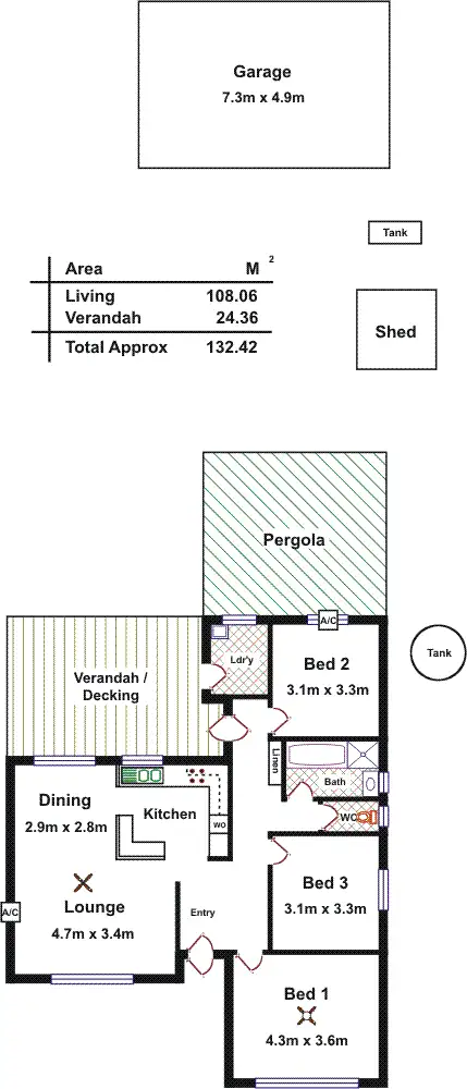 Floorplan of Homely house listing, 1662 Main North Road, Brahma Lodge SA 5109