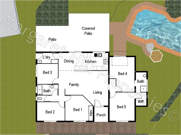 Floorplan of Homely house listing, 6 Tower Court, Kelso QLD 4815