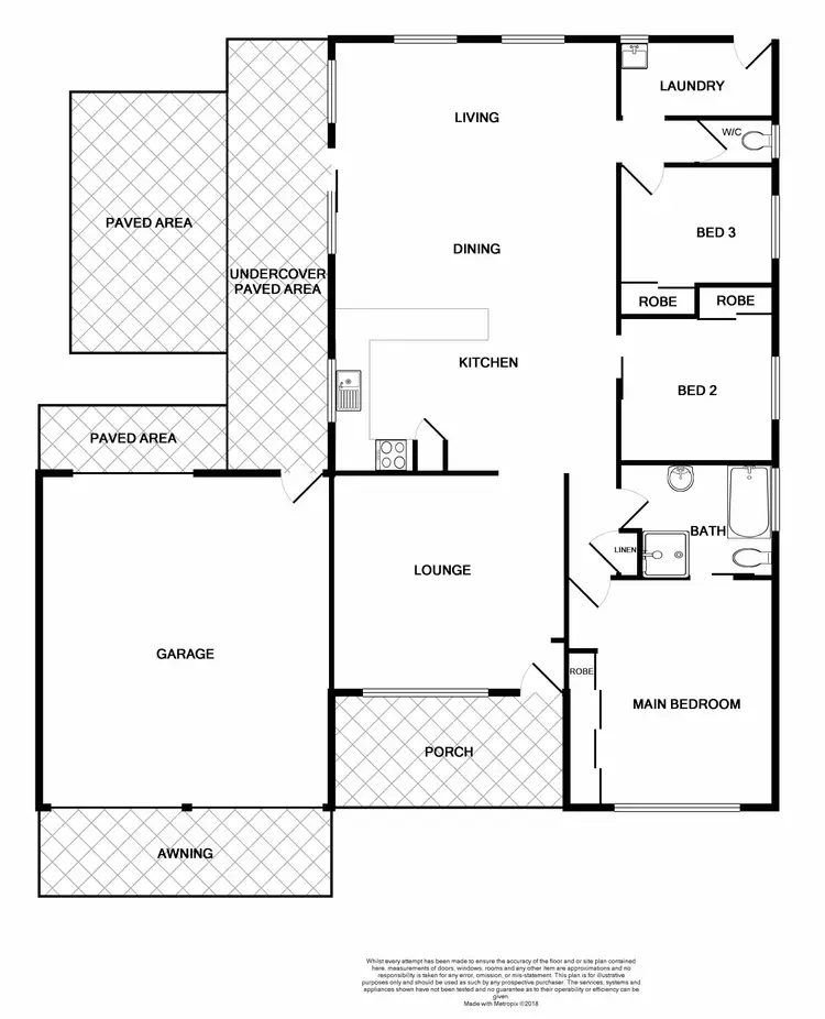 Floorplan of Homely house listing, 57 Fairfax Street, Rutherford NSW 2320