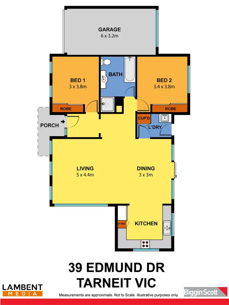 Floorplan of Homely house listing, 39 Edmund Drive, Tarneit VIC 3029