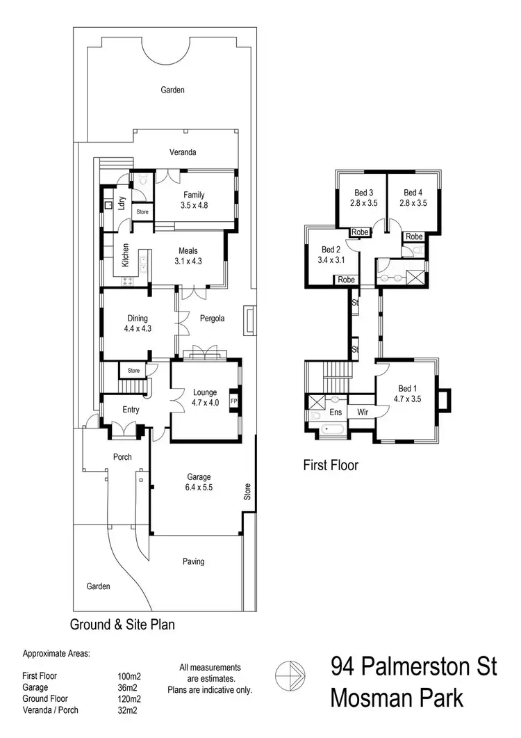 Floorplan of Homely house listing, 94 Palmerston Street, Mosman Park WA 6012