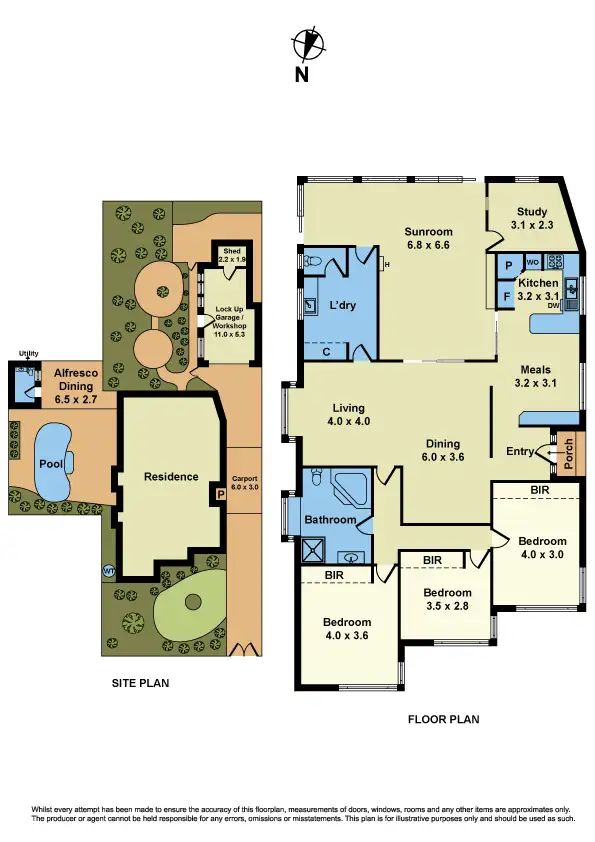 Floorplan of Homely house listing, 30 Myrtle Grove, Altona VIC 3018