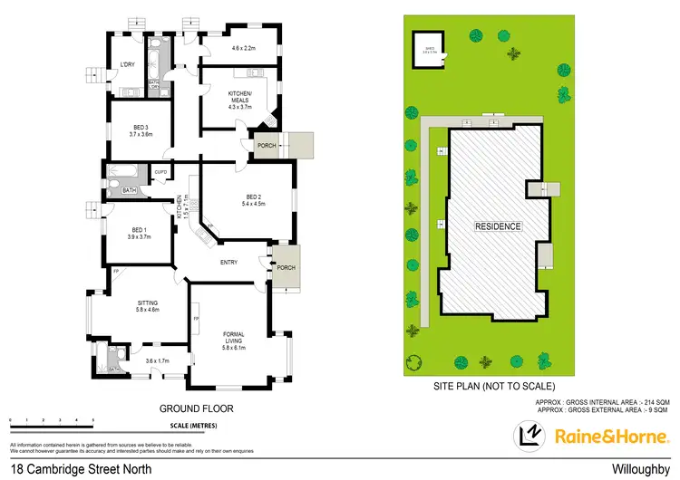 Floorplan of Homely house listing, 18 Cambridge Street, Willoughby NSW 2068