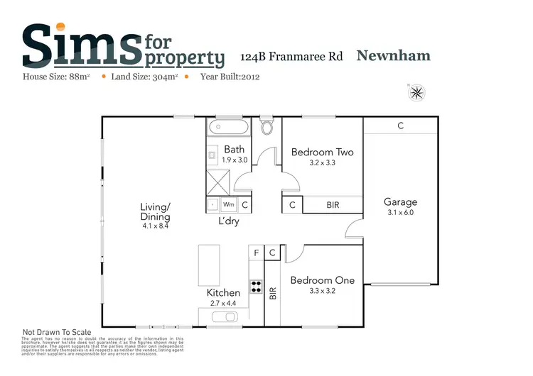 Floorplan of Homely unit listing, 124b Franmaree Road, Newnham TAS 7248
