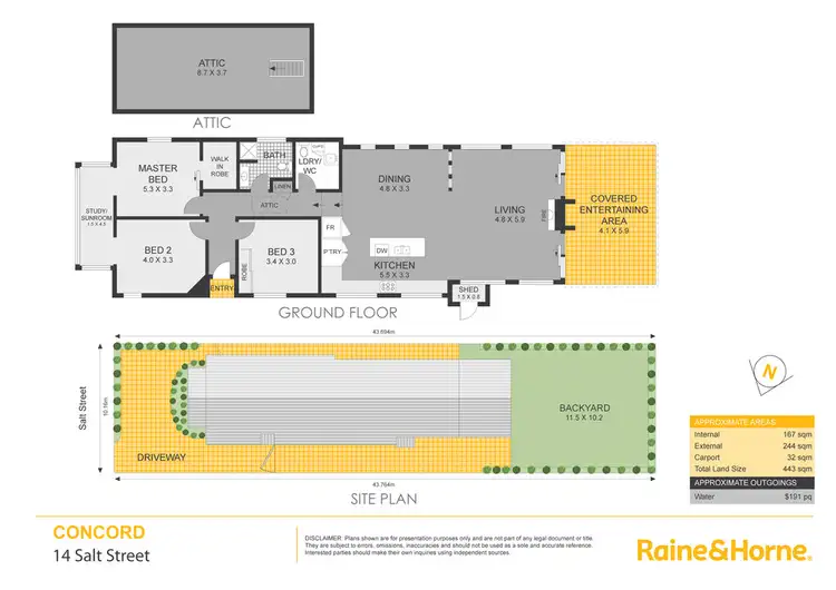 Floorplan of Homely house listing, 14 Salt Street, Concord NSW 2137