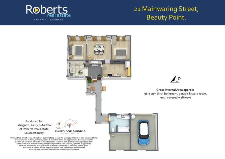 Floorplan of Homely house listing, 21 Mainwaring Street, Beauty Point TAS 7270